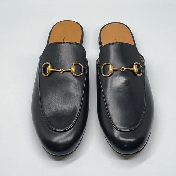 Gucci Princetown Leather Mules - Picture 5 of 14